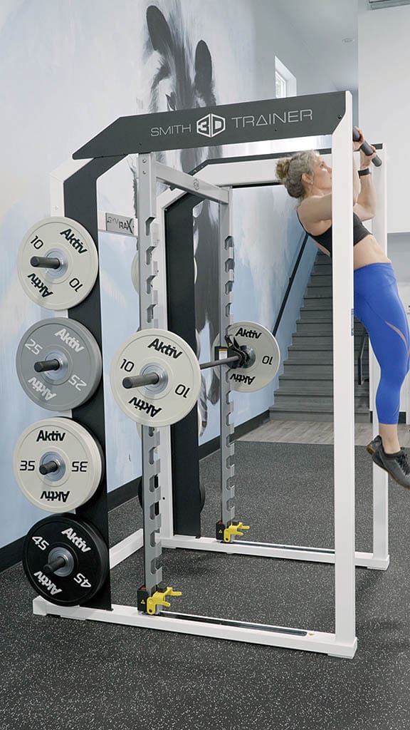 pull-ups 3d smith trainer gym rax